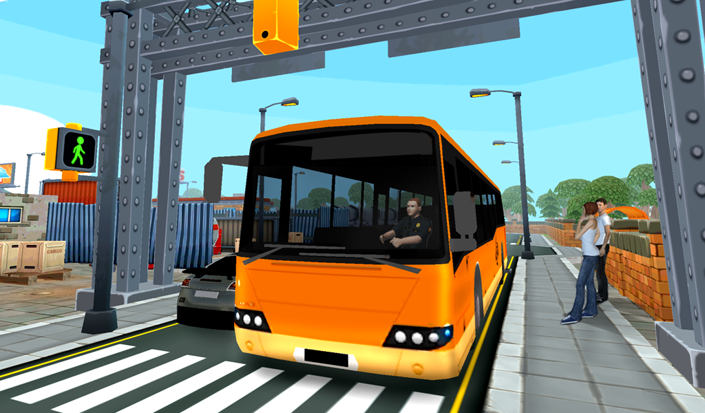 Jogo de ônibus escolar Simulador de condução versão móvel andróide