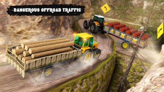 Offroad Tractor Trolley Cargo Driving screenshot 1