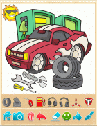 Carros colorir jogo screenshot 2