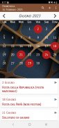 Calendario 2017 Italia screenshot 2