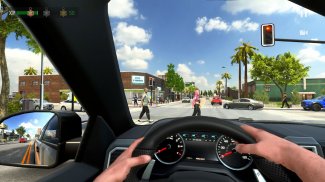 Simulator Lumba Kereta Bandar 2018 - City Car Race screenshot 1