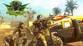 दहशतवादविरोधी शूटिंग गेम screenshot 1