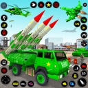 Army Truck Robot Car Game 3d Icon