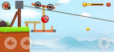 Red Jump Ball Jungle Adventure screenshot 3
