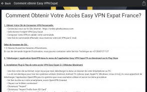 VPN Easy Expat France screenshot 2