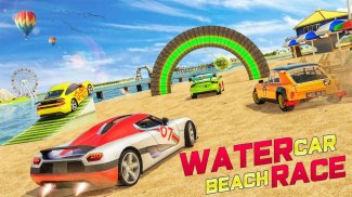 Water Car Racing Stunts: New car games 2020 screenshot 3