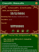 Death Date Calculator Clock screenshot 8