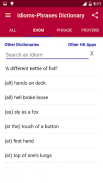 Offline Idioms Dictionary screenshot 2