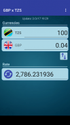 Pound GBP x Tanzanian Shilling screenshot 2