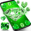 Green diamond shiny wallpapers