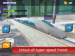 Hyperloop: futuristic train simulator screenshot 0