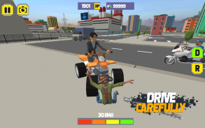 ATV QuadBike Driver Crazy Town screenshot 8