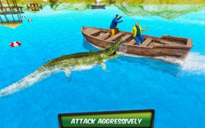جوعان تمساح هجوم 3D screenshot 1