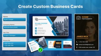 Business Card Maker & Creator screenshot 1