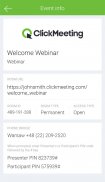 ClickMeeting Webinar App screenshot 1