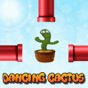 Dancing Cactus And Bird Fall Icon