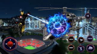 Iron Rope Hero - Firestorm Superhero Crime City screenshot 1