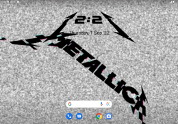 Metallica Clock And Wallpapers screenshot 3