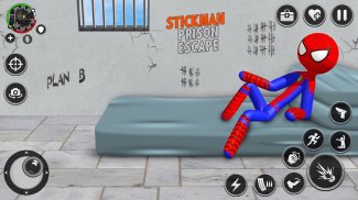 Spider Stickman Prison Break screenshot 0