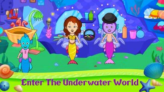 مدينة تيزي - ألعاب حورية البحر تحت الماء للأطفال screenshot 3