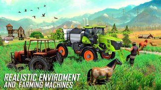 Farming sim 21 Real IndianTractor simulator Games screenshot 8