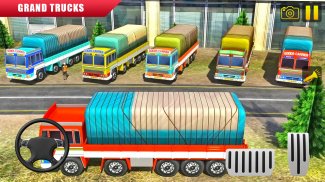 Cargo Delivery Truck Driving  Simulator:Hill Truck screenshot 2