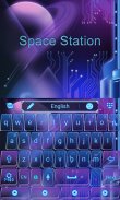 Dark Space Keyboard Theme screenshot 2