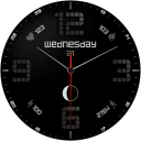 Analog Minimal Moon Watch Face