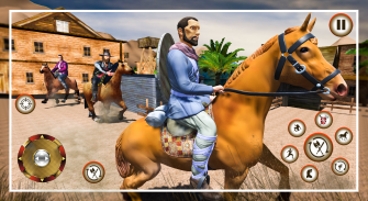 Sword fighting & Horse simulator Game screenshot 4
