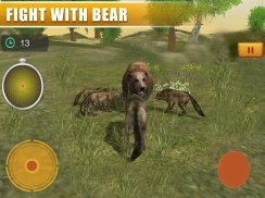 Ultimate Wolf Rampage 3d-La Venganza del Lobo Sim screenshot 7