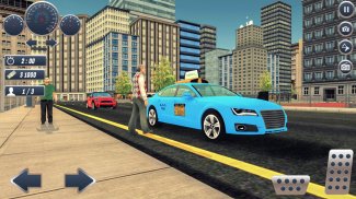 City Taxi Cab Driver - Car Driving Game screenshot 1