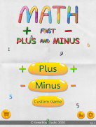 Math Fast Plus and Minus screenshot 7