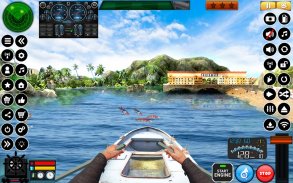 Симулятор вождения на лодке: корабельные игры screenshot 2