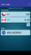 Chile Peso x Canadian Dollar screenshot 1