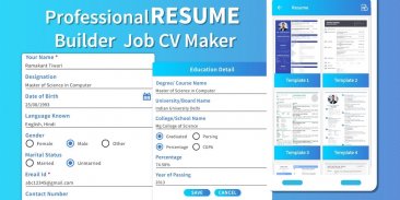 Professional Resume Builder - Job CV Maker screenshot 5