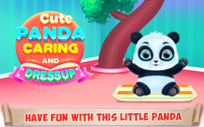 Cute Panda Caring and Dressup screenshot 0