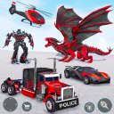 Dragon Robot Car Games 3d