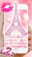 Pink Diamond Paris Themes screenshot 5
