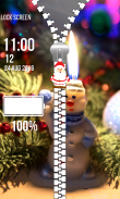 Zipper Lock Screen – Snowman screenshot 5