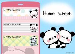 Sticky Note Mochimochi Panda screenshot 0