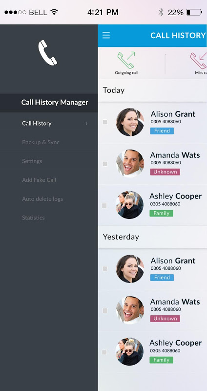 Call history shop manager apk