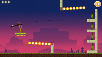 Catapult Bottle Knockdown - 2D Slingshot Throwing screenshot 3