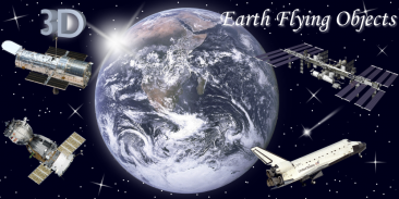 Earth Flying Objects 3D Live Wallpaper screenshot 4