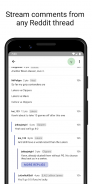 Live for reddit - Stream Comments from Reddit screenshot 1