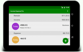 Income Expense Pro screenshot 2