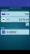 South Korea Won x Thai Baht screenshot 1