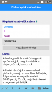 Étel Recept Nyilvántartó screenshot 6