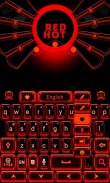 Red Hot Keyboard Theme screenshot 3