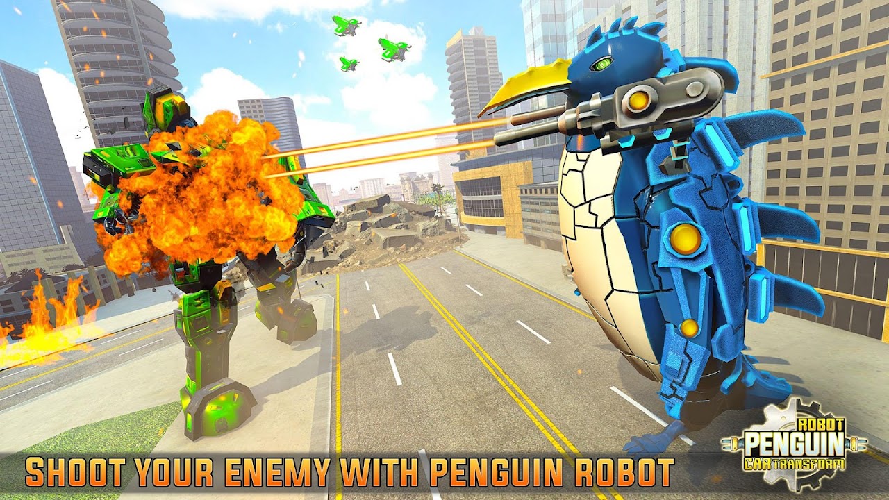 Penguin Robot Car War Game - Загрузить APK для Android | Aptoide