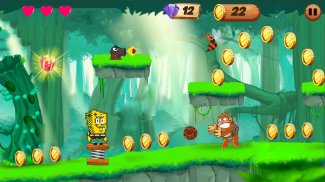 Sponge Adventure Dash Jungle screenshot 1